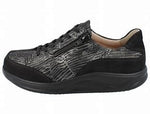 Finn Comfort Shoe Finn Comfort Womens Otaru Shoes - Nubuk Crumble/ Schwarz Silver