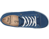 Finn Comfort Shoe Finn Comfort Womens Swansea Shoes - Navy Suede
