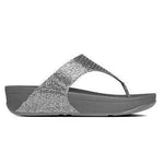 Fitflop Sandals 5 US / Silver / M Fitflop Womens Lulu Superglitz Sandals - Silver