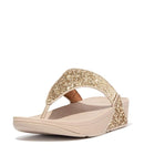 Fitflop Sandals Fitflop Womens Lulu Glitter Toe Thongs - Platino