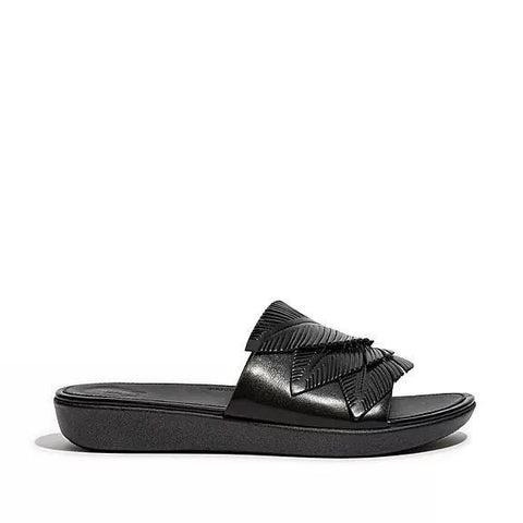 Fitflop Sandals Fitflop Womens Sola Feather Slides - All Black