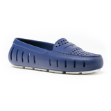 Floafers Shoe Floafers Womens Posh Driver Loafers - Navy Peony/ White