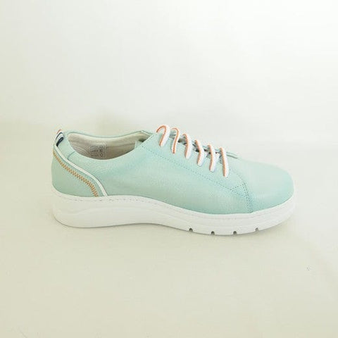 Fluchos Shoe 35 EU / B (Medium) / Light Blue Fluchos Womens Pompas Sneaker - Indios Agua Blanco