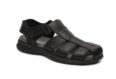 Fluchos Shoe EU 39 / M / Black Fluchos Mens Dozer Fisherman Sandals - Black