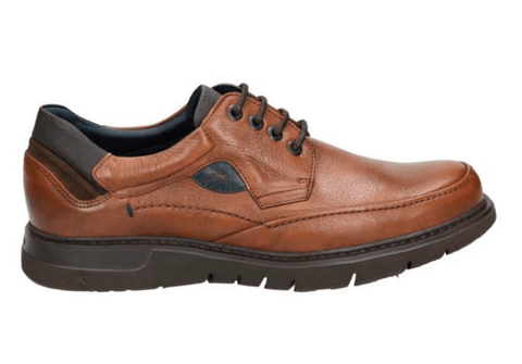 Fluchos Shoe Fluchos Mens Celtic Laceup Shoes - Cognac