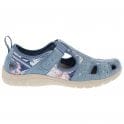 FreeSpirit Sandals 35 EU / M / Blue/Multi FreeSpirit Womens Cleveland Casual Velcro Open Shoe - Blue/Multi