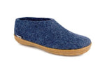 Glerups Slipper Glerups Shoe Style Slippers (Rubber Sole) - Denim Blue