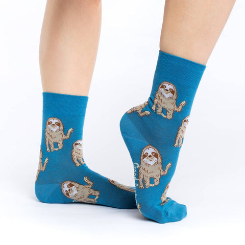 Good Luck Sock Socks Copy of Good Luck Sock Cotton Socks - Hello Sloth 3131