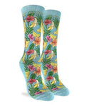 Good Luck Sock Socks Floral Bananas / US L5-L9 Good Luck Sock Womens Active Fit Cotton Sock - Floral Bananas