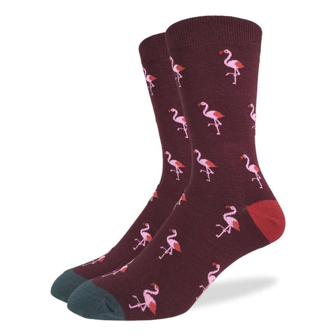Good Luck Sock Socks Good Luck Sock Cotton Socks - Flamingos