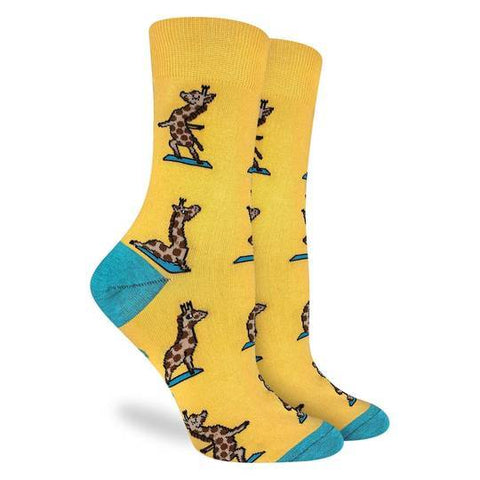 Good Luck Sock Socks Yoga Giraffes / US 5-9 Good Luck Sock Cotton Socks - Yoga Giraffes