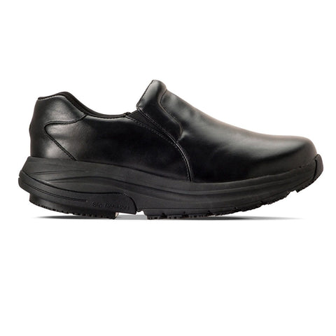 Gravity Defyer Shoe Black / 7.5 / W Gravity Defyer Mens Compass 2.0  Full Grain Leather Walking Shoes - Black