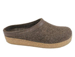 Haflinger Slipper GZL42 Smokey Brown / 35 / M Haflinger Unisex Grizzly Slippers GZL42 - Brown