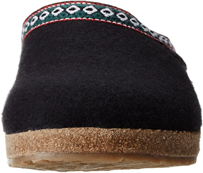 Haflinger Slipper Haflinger Unisex Grizzly Slippers GZ15 - Black