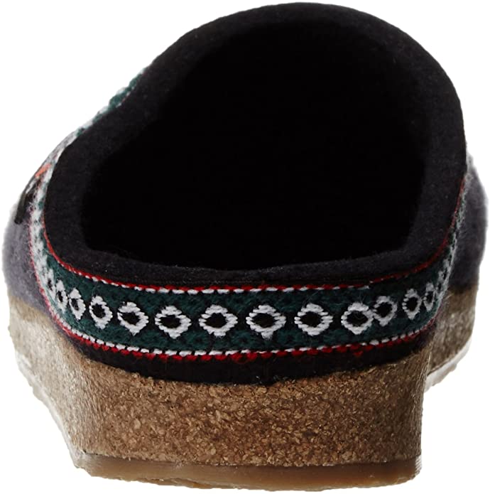 Haflinger Slipper Haflinger Unisex Grizzly Slippers GZ15 - Black