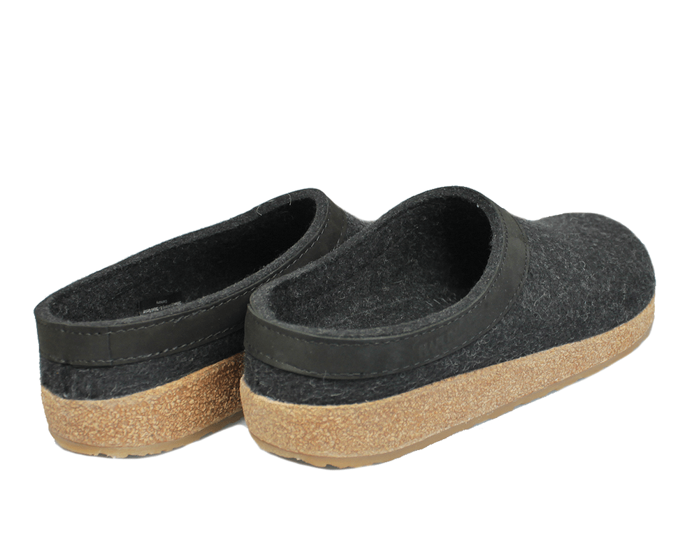 Haflinger Slipper Haflinger Unisex Grizzly Slippers GZL44 - Charcoal