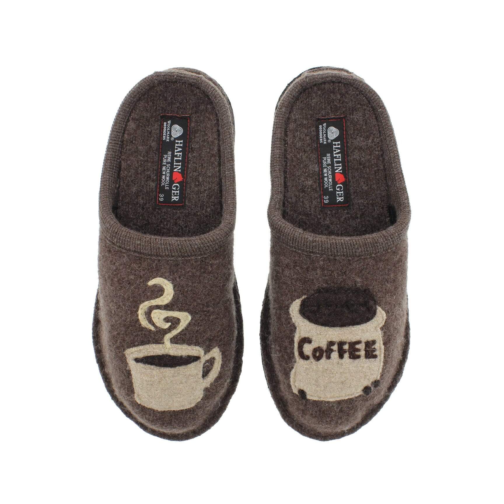 Haflinger Slipper Haflinger Womens Coffee Slippers - Earth