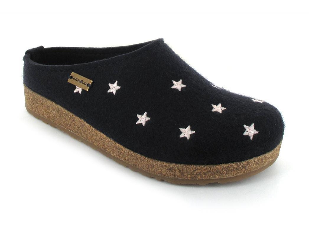 Haflinger Slipper Haflinger Womens Stelline Slippers - Navy