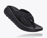 Hoka One One Sandals Copy of Hoka One One Mens Ora Recovery Flip - Black/Dark Gull Gray