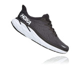 Hoka One One Shoe 5 / D / Black/White Hoka One One Womens Clifton 8 Running Shoes (WIDE) - Black/White