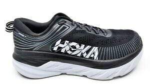 Hoka One One Shoe 5 / D (Wide) / Black/White Hoka One One Womens Bondi 7 Running Shoes (Wide) - Black/White