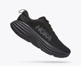 Hoka One One Shoe Hoka One One Mens Bondi 8 (Wide) Running Shoes - All Black