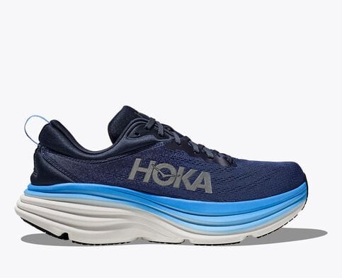 Hoka One One Mens Bondi 8 Running Shoes - Outer Space / All Aboard