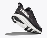 Hoka One One Shoe Hoka One One Mens Clifton 9 Running Shoes (Wide) - Black/White