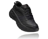 Hoka One One Shoe Hoka One One Womens Bondi SR Shoes - Black / Black