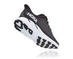 Hoka One One Shoe Hoka One One Womens Clifton 8 Running Shoes (WIDE) - Black/White