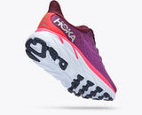Hoka One One Shoe Hoka One One Womens Clifton 8 Running Shoes (Wide) - Grape Wine/ Beautyberry