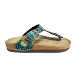 Josef Seibel Shoe Josef Seibel Michelle 03 Sandals - Marine Kombi Textile