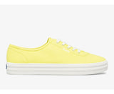 Keds Shoe Neon Yellow / 6 / B Keds Womens Breezie Canvas Sneaker - Neon Yellow