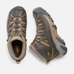 Keen Boots Keen Mens Targhee II Mid Waterproof Hiking Boots - Black Olive/ Yellow