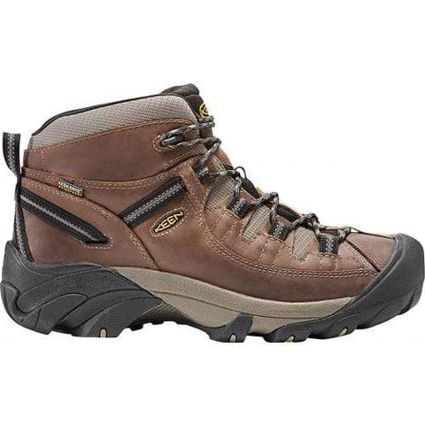 Keen Boots Keen Mens Targhee Mid WP Hiking Boots (Wide) - Shitake/ Brindle