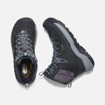 Keen Boots Keen Womens Revel IV Mid Polar WP Hiking Boots - Black/Harbor Gray