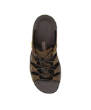 Keen Sandals Keen Mens Targhee III Open Toe Slide Sandals - Bison/Mulch