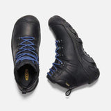 Keen Shoe Keen Mens Pyrenees Lace Up Mid Cut Boots - Black/ Galaxy Blue