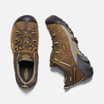 Keen Shoe Keen Mens Targhee II Waterproof Hiking Shoes (Wide) - Cascade Brown/Golden yellow