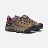 Keen Shoe Keen Womens Targhee III Waterproof Hiking Shoes - Weiss/ Boysenberry