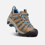 Keen Shoe Keen Womens Voyageur Hiking Shoes - Brindle/ Alaskan Blue