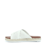 Los Cabos Sandals Los Cabos Womens Tinny Slide Sandals - White
