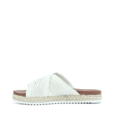 Los Cabos Sandals Los Cabos Womens Tinny Slide Sandals - White