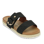 Los Cabos Sandals Los Cabos Womens Titan Slide Sandals - Black