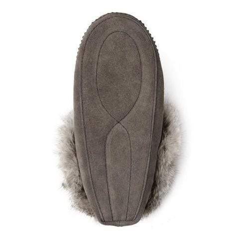 Manitobah Slipper Manitobah Mukluks Suede Tipi Moccasins - Charcoal