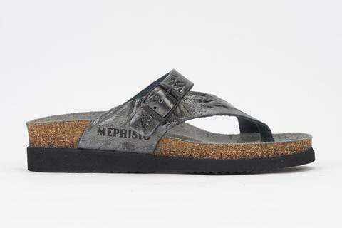 Mephisto Sandals Grey / EU 35 / US 5 / M Mephisto Womens Helen Plus Sandals (Wide) - Grey Etna 7103