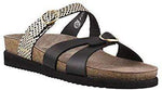 Mephisto Sandals Mephisto Womens Hannel Sandals - Black and Gold Cuba 19400/2800