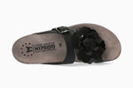 Mephisto Sandals Mephisto Womens Helen Flower Sandals - Black