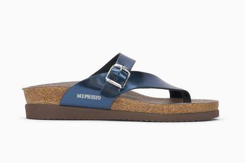 Mephisto Sandals Navy / EU 35 / US 5 / M Mephisto Womens Helen Plus (Wide) Sandals - Blue Star 42055