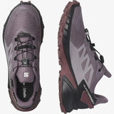 Merrell Boots Salomon Women's Supercross 4 GTX Trail Running Shoes - Moonscape/Black/Wild Ginger